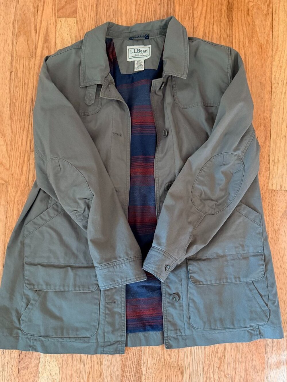Vintage LL Bean Jacket Fireside Field Barn Womens XL Chore Reg Flannel Lined